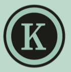 Kim Somberg: Tekst en Redactie logo K licht groen klein