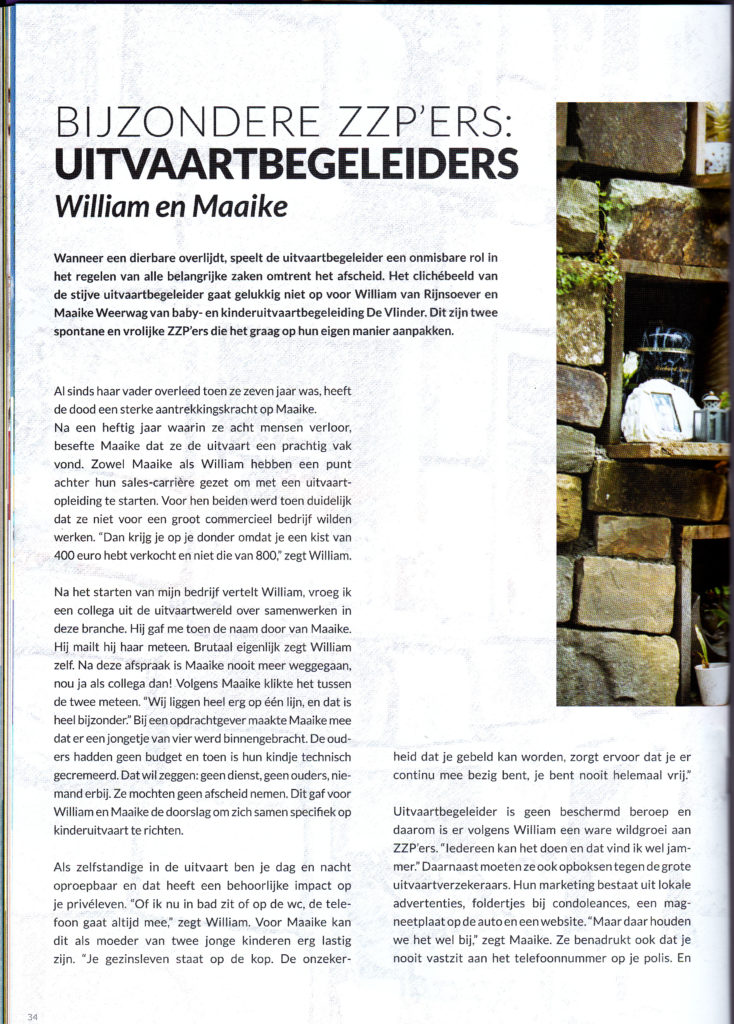 ZTalks Magazine Interview uitvaartbegeleiders tekst artikelen