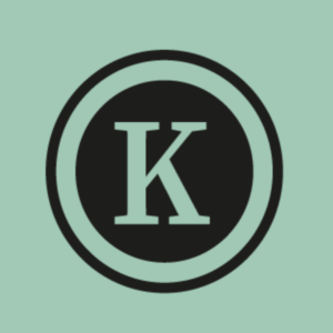 Kim Somberg: Tekst en Redactie logo K licht groen large