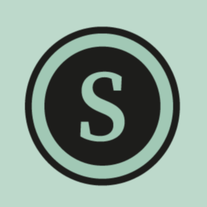 Kim Somberg: Tekst en Redactie logo S licht groen