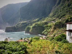 Madeira beautiful coast near Seixal