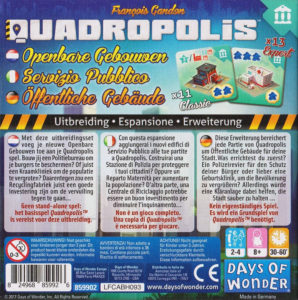Quadropolis Openbare Gebouwen uitbreiding achterkant doos